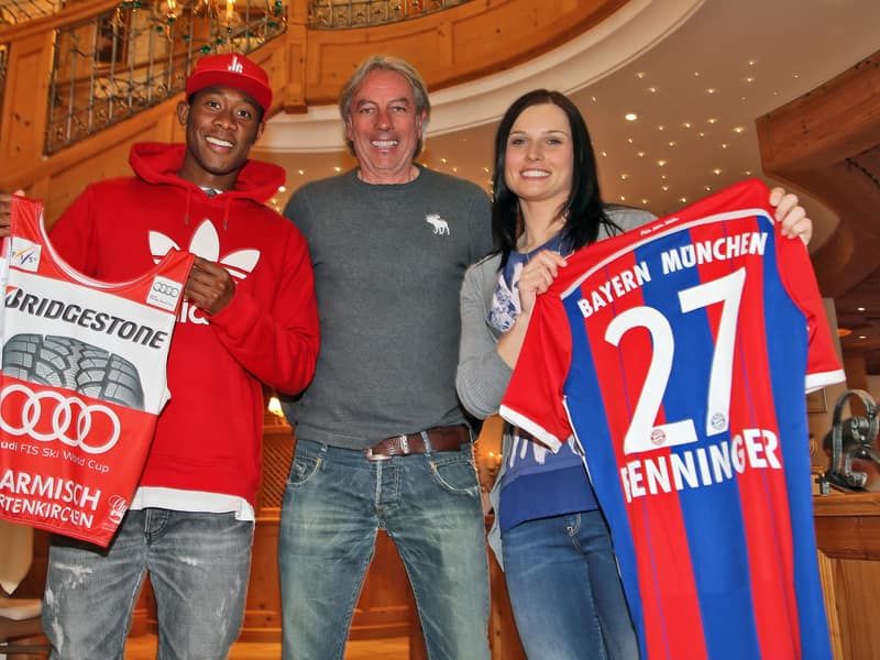 David Alaba und Anna Veith